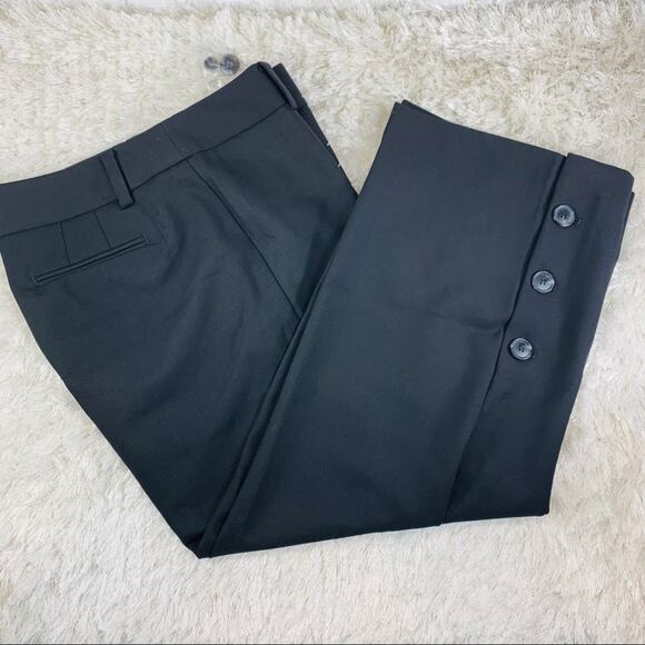 NWT Talbots Black Wide Leg Trouser Sz 10 - Picture 1 of 6